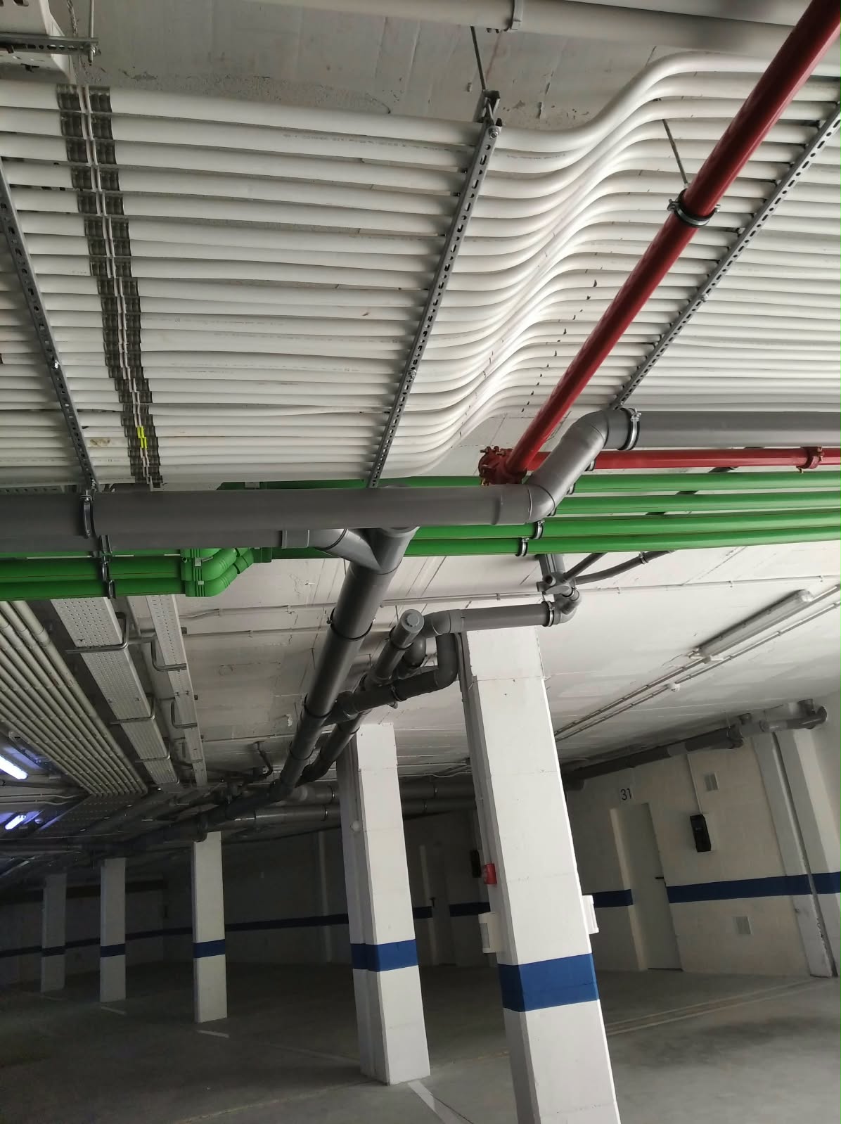 Redes técnicas en edificio